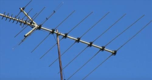 stock photo of a UHF antenna