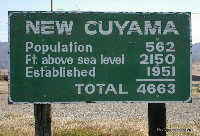 Dimensional analysis, New Cuyama