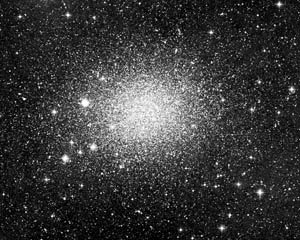 UK Schmidt picture of the Sculptor dwarf spheroidal galaxy (credit: David Malin, AAO)